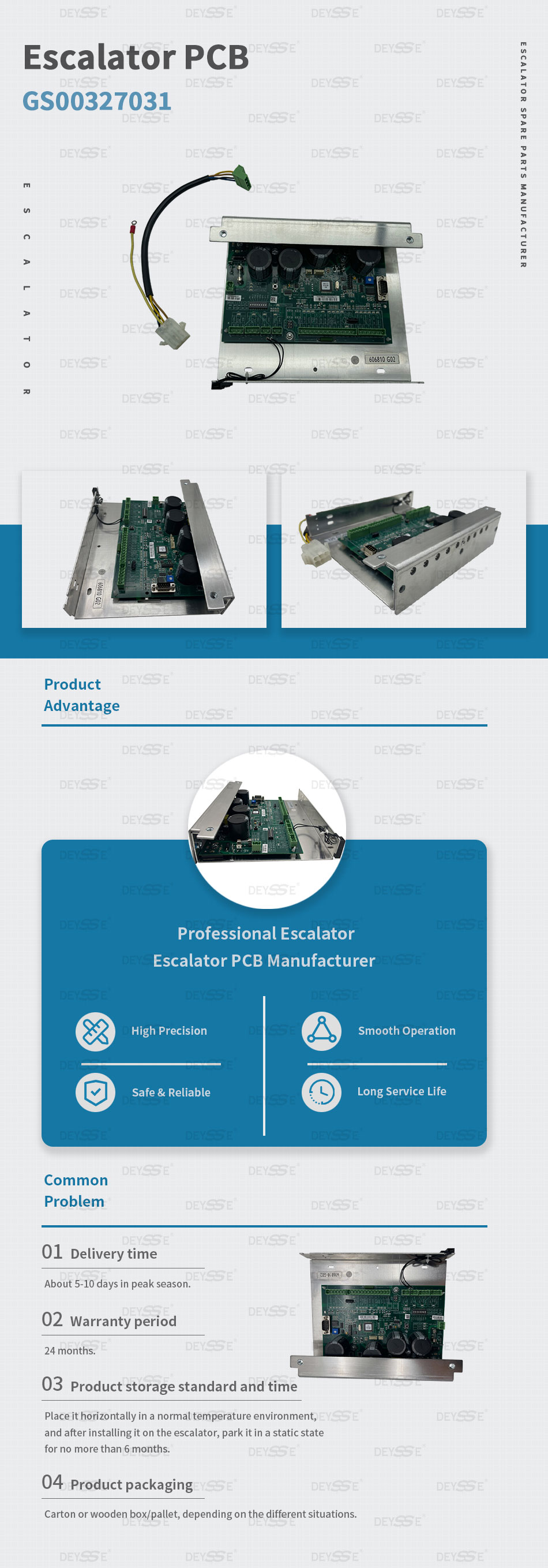 Escalator PCB Parts KM606810G02 Diagnostic Board