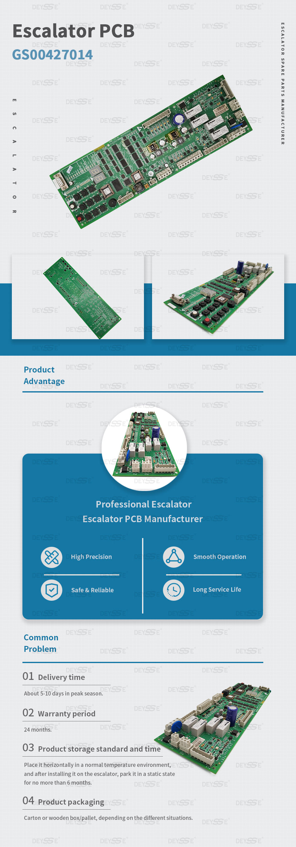 Escalator PCB OEM GAA26800KX GS00427014