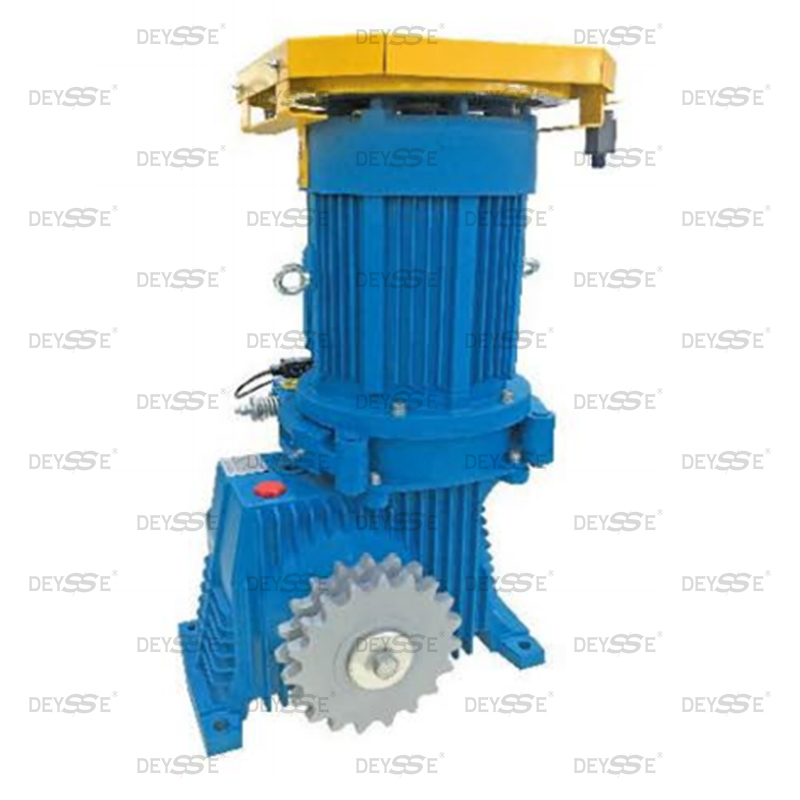 geared traction machine